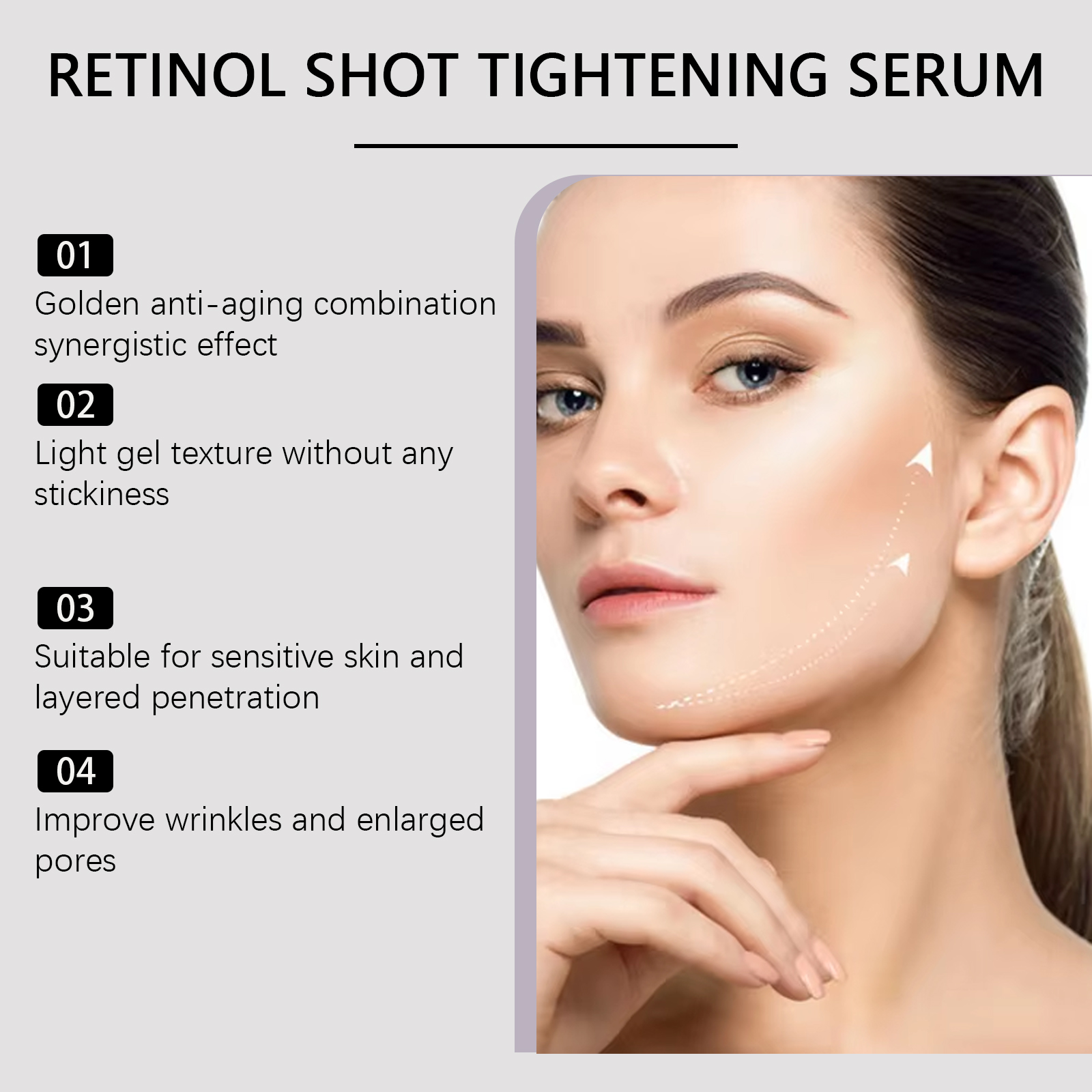 Retinol Tightening Serum Face  - đánh giá và giá Oligopeptide Wrinkle
