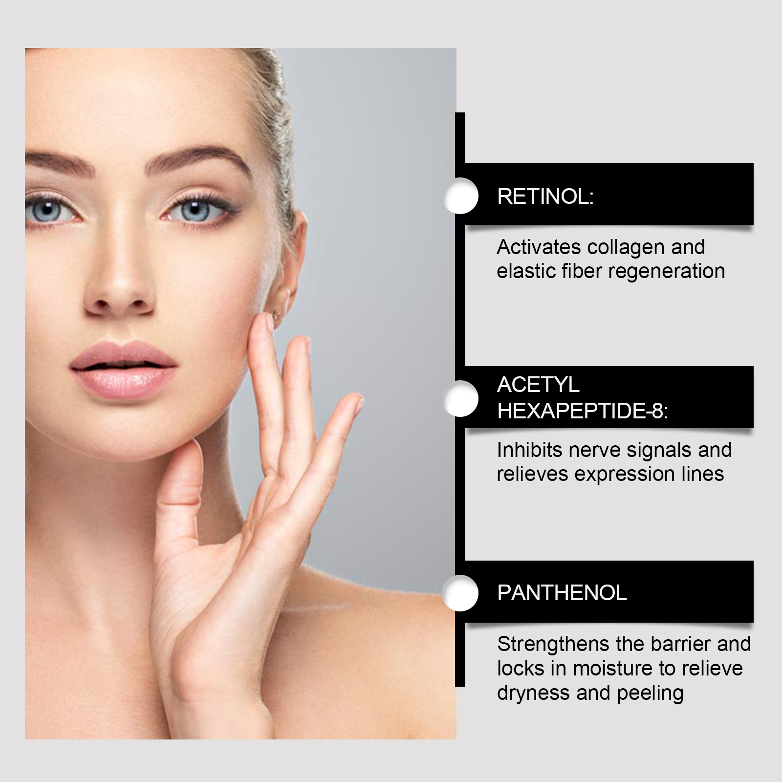 Retinol Tightening Serum Face  - đánh giá và giá Oligopeptide Wrinkle