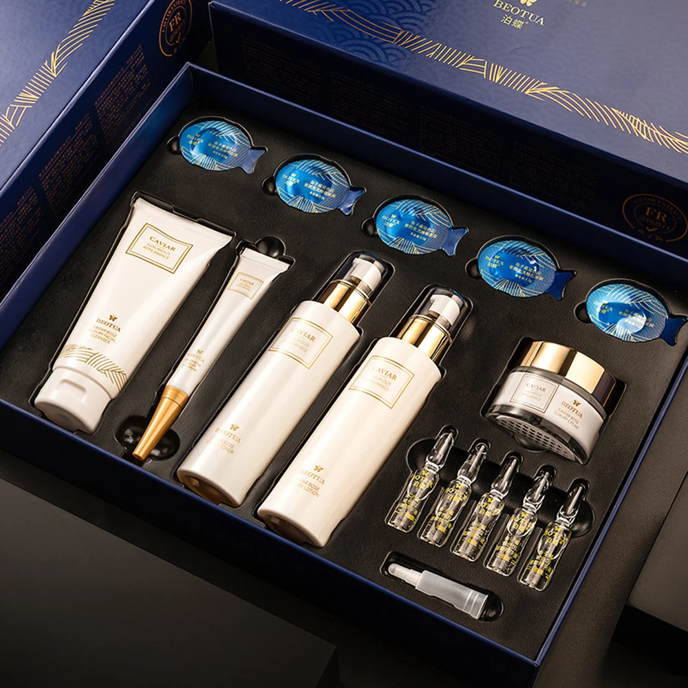 15PCS Caviar Skin Care Set Fac - đánh giá và giá Oligopeptide Wrinkle